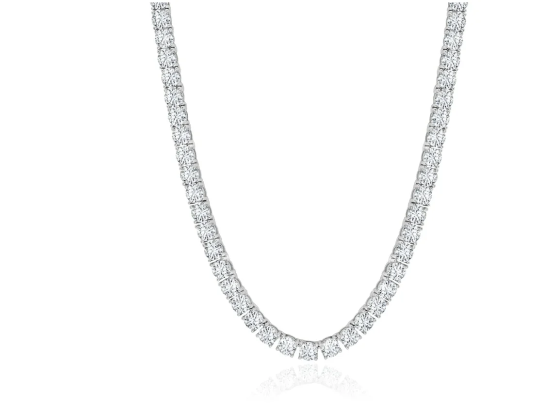 4mm Brilliant Cut Tennis Necklace