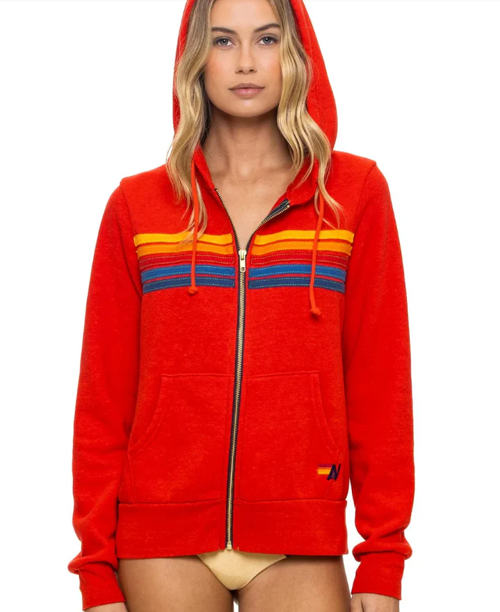 5 Stripe Zip Hoodie - Image 2