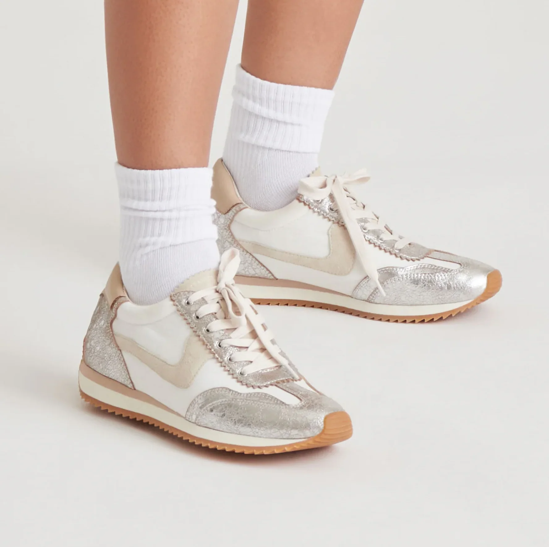B.NTCD Ivory Silver  Sneaker - Image 3