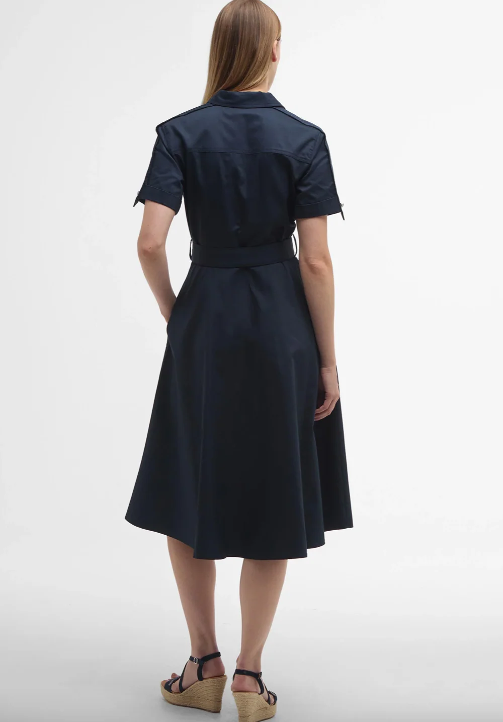 Barbour Ivy Midi Dark Navy - Image 3