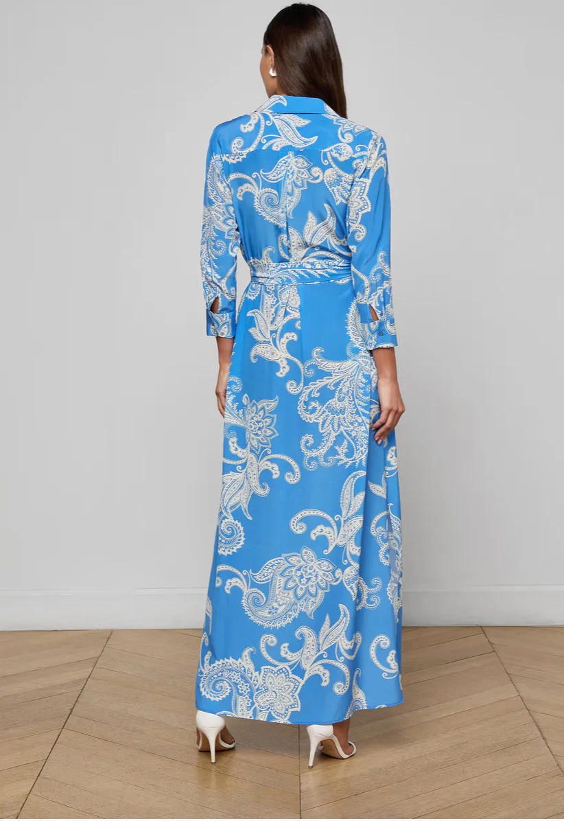 Cameron Shirt Dress Regatta Blue - Image 4