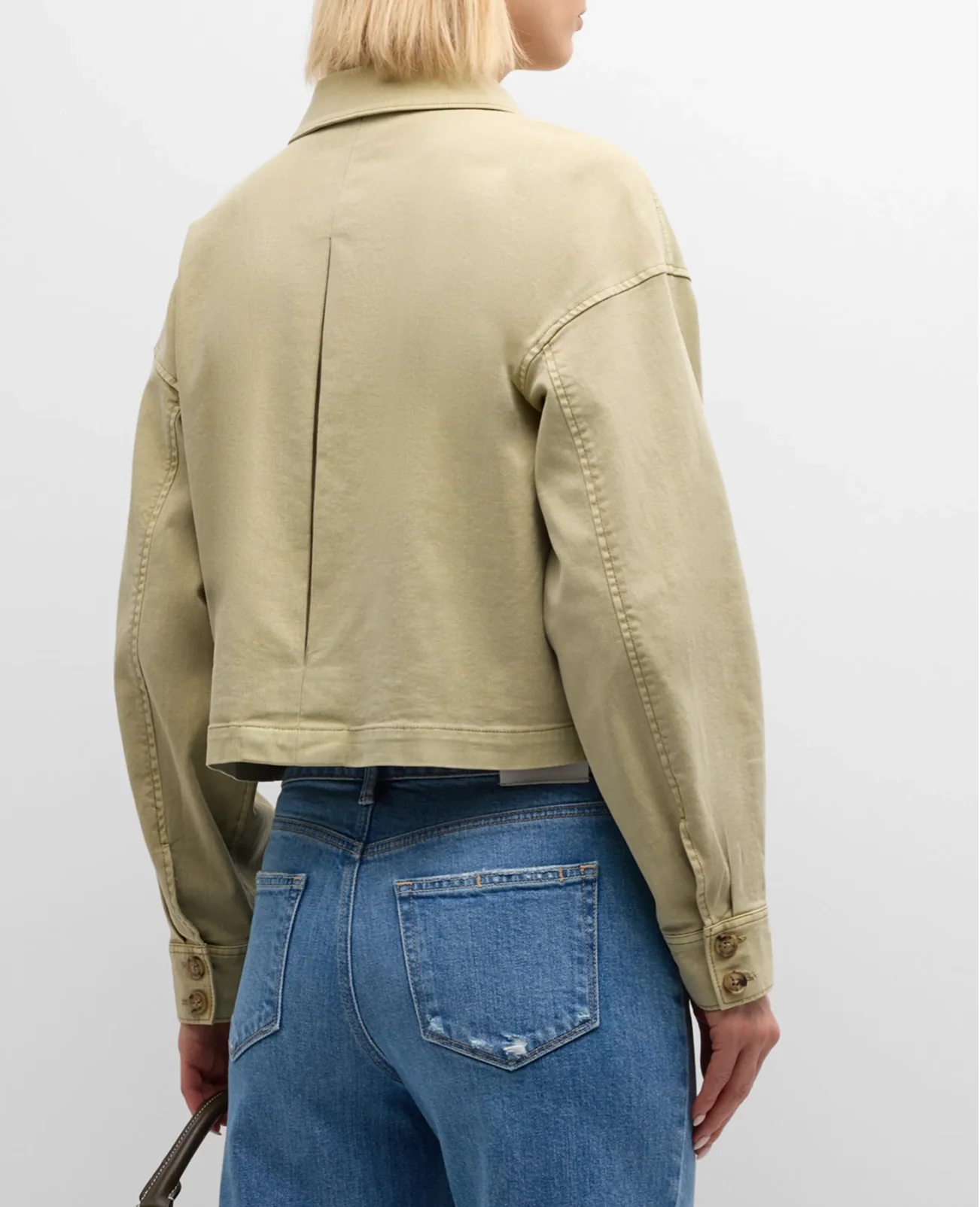 Connor Shacket Vintage Pale Olive - Image 3