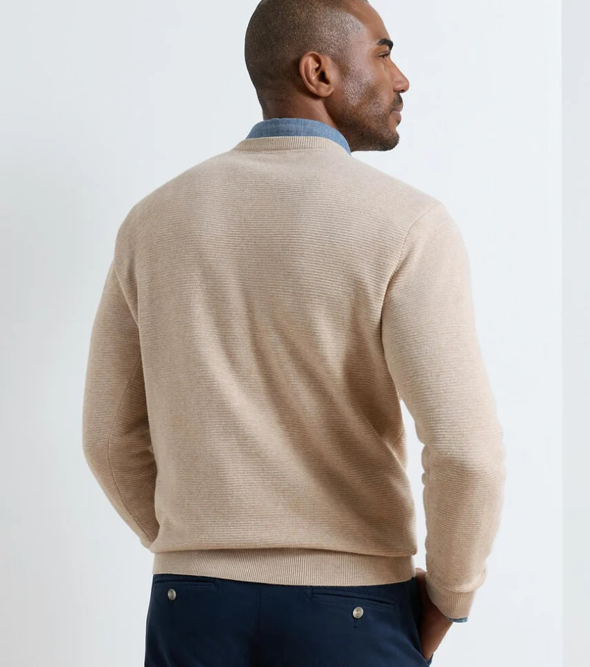 Coolspun Lite Textured Crewneck Sweater - Image 2