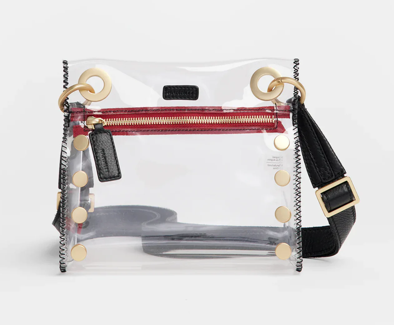 Tony Sm Clear Black/Gold/Red Zip