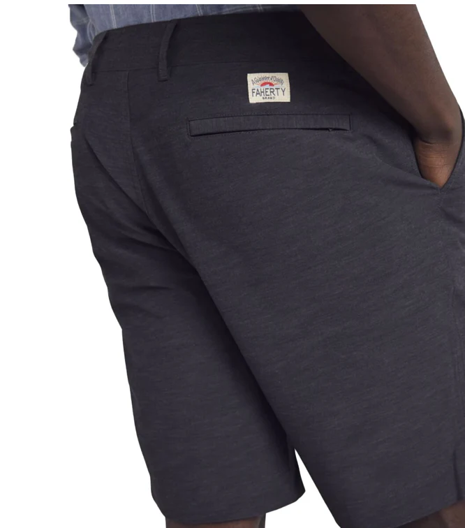 Faherty All Day 9" Shorts Charcoal - Image 3