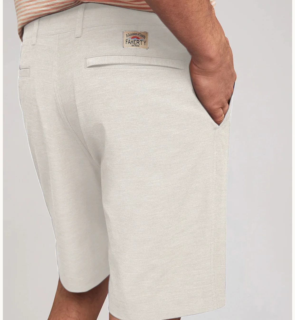 Faherty All Day 9" Shorts Stone - Image 3