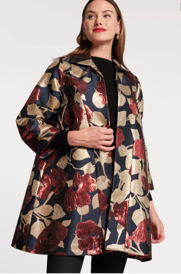 Cornelia Swing Coat Floral - Image 3