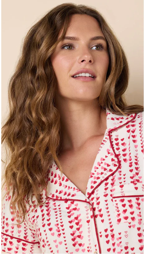 Dreamy Hearts Capri Pajamas - Image 4