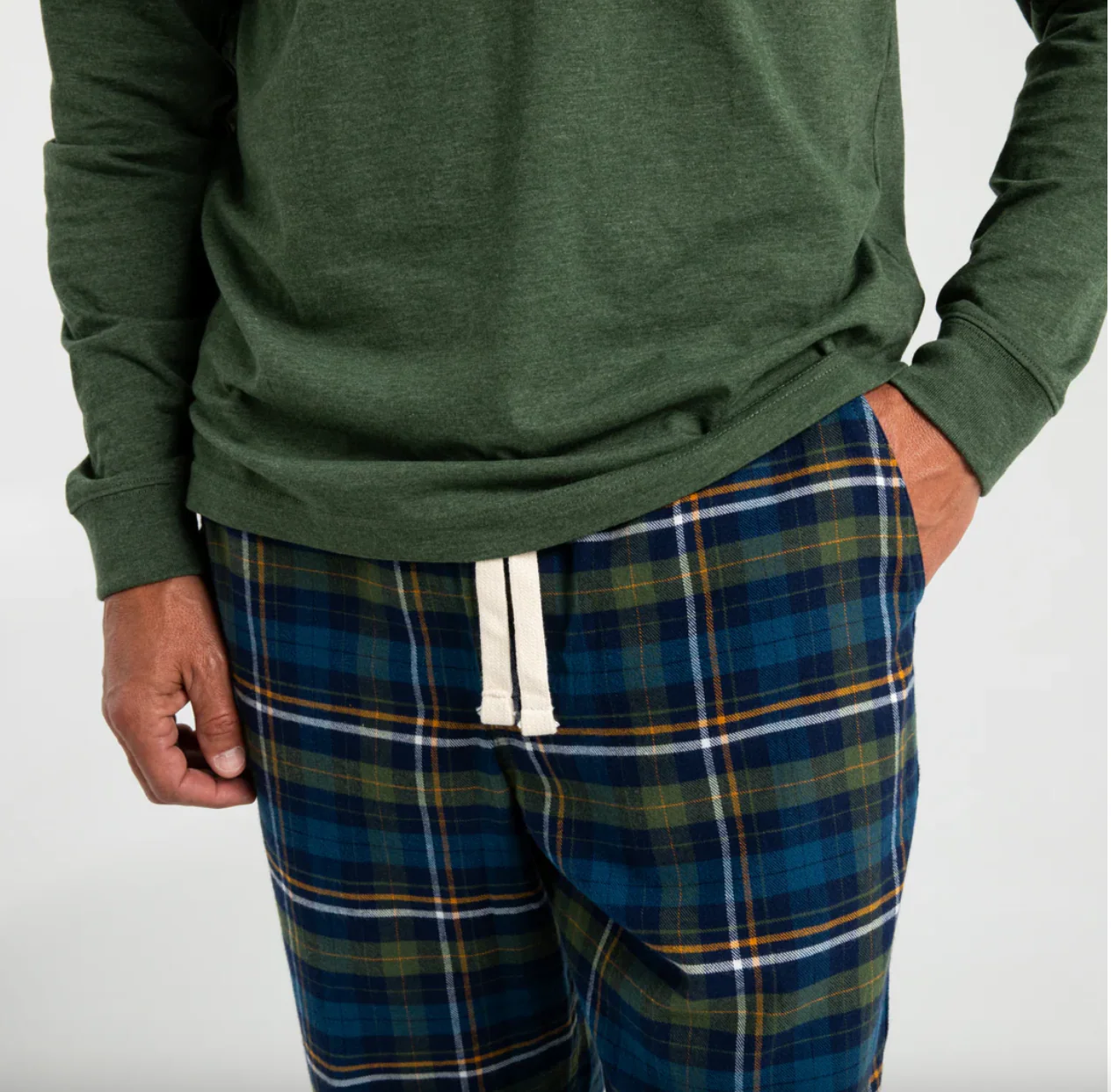 Duck Head Men's Lounge Set Pine Green - Image 3