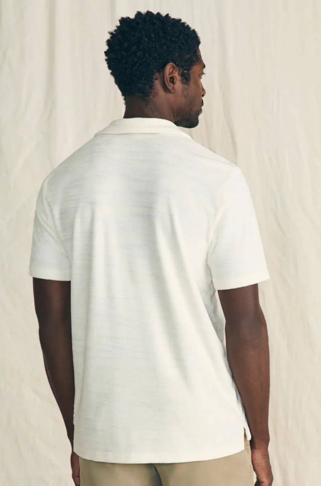 Cabana Terry Surf Stripe White/Navy - Image 4