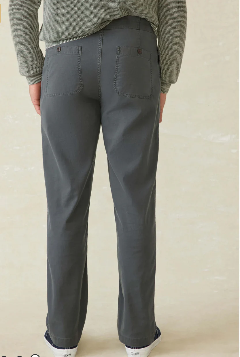 Faherty Dune Pant Graphite Tide - Image 3