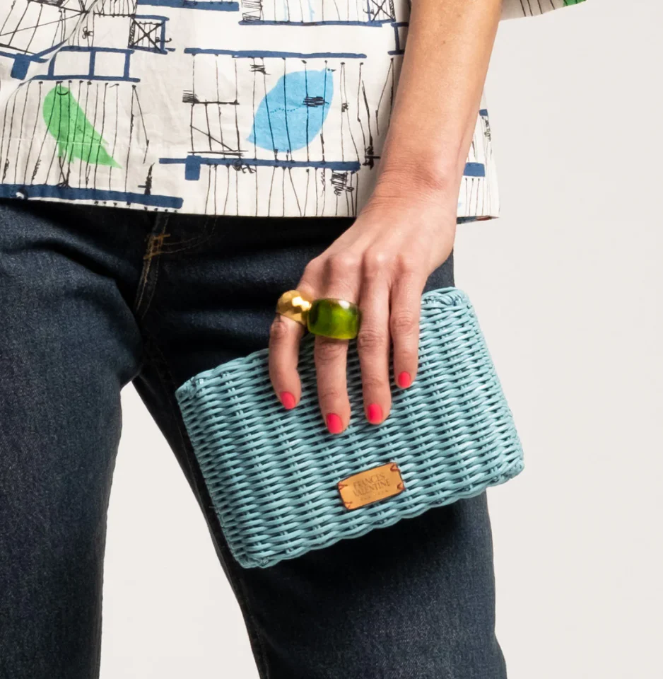 FV Paige Wicker Clutch - Image 3