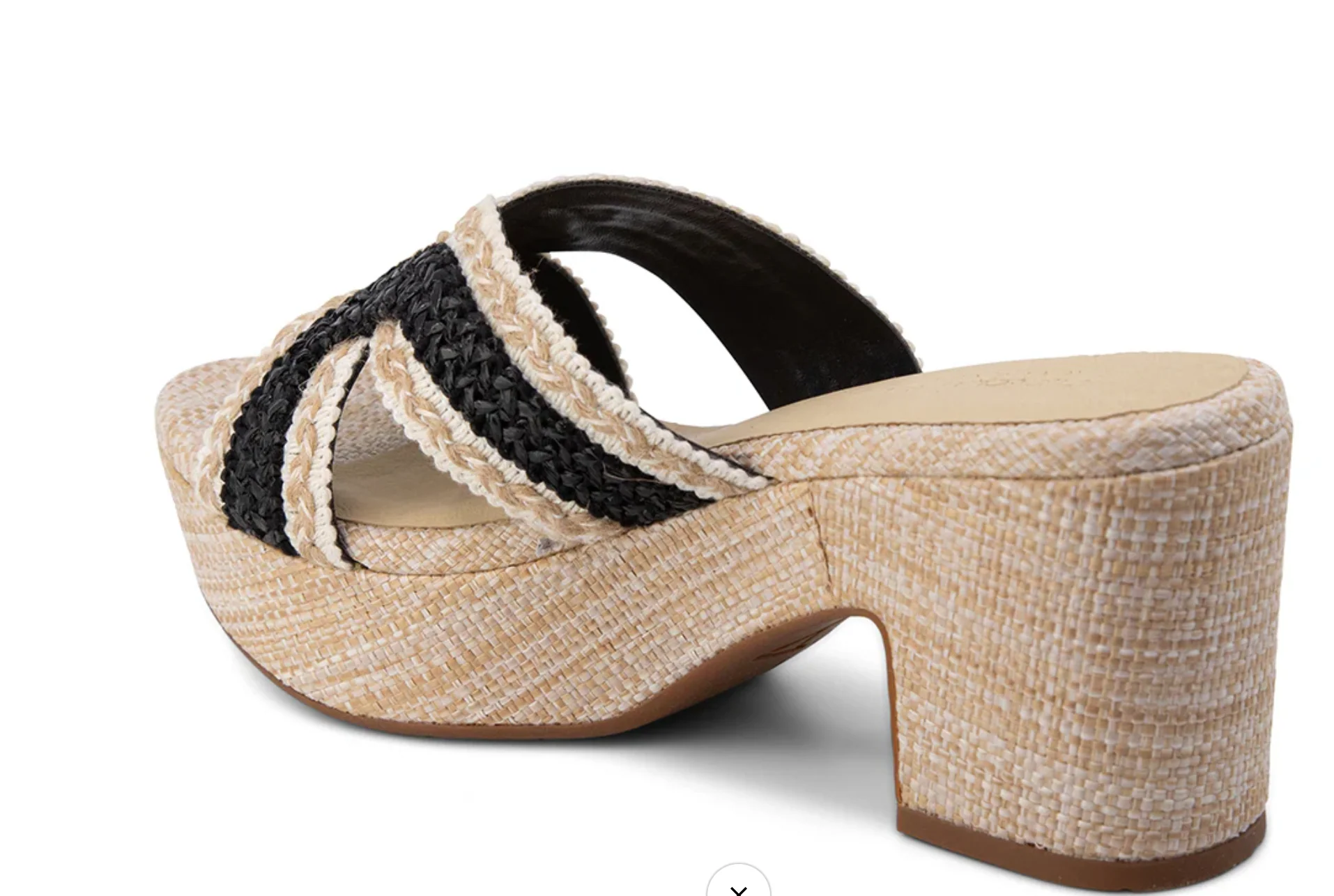 Gen Raffia Wedge Sandal - Image 4