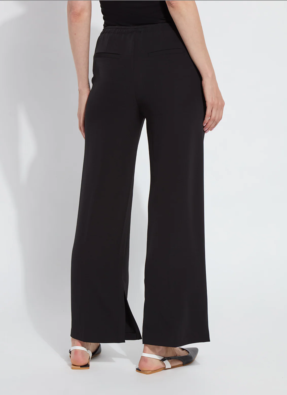 Genevieve Drawstring Trouser Black - Image 3