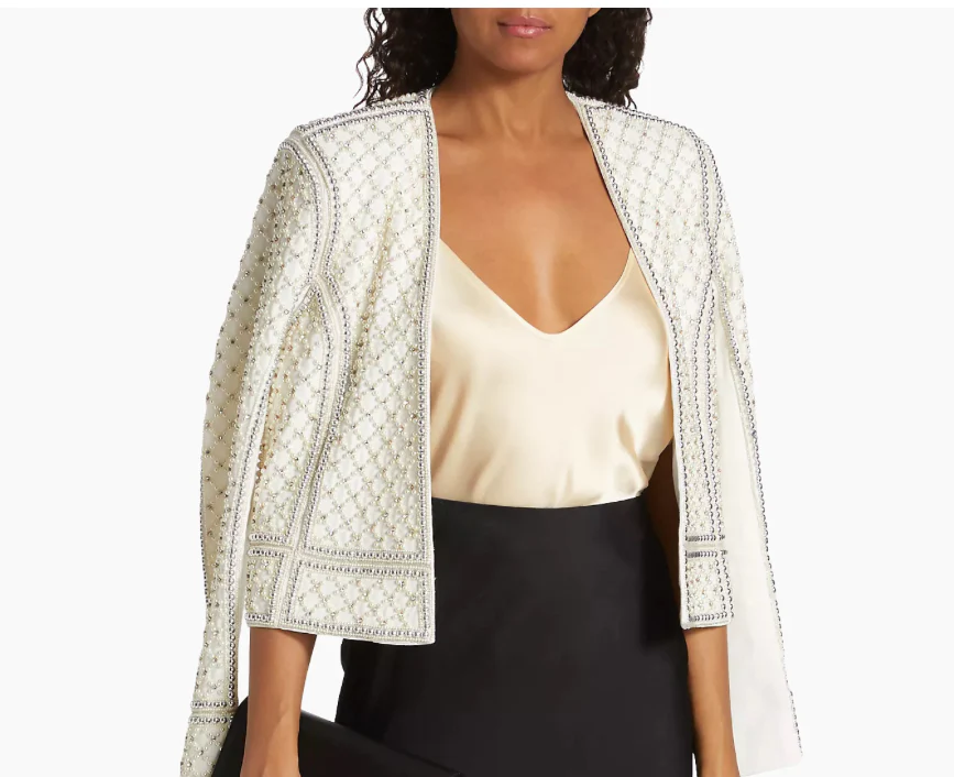 Gold Hawk Silk Cami Pearl - Image 3