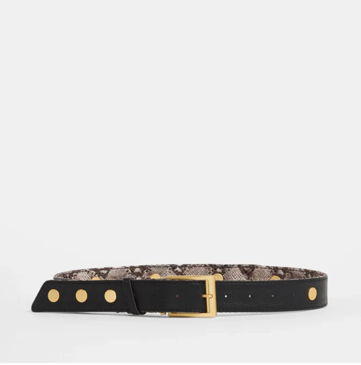 Charlie Reversible Contrast Snake Belt - Image 5
