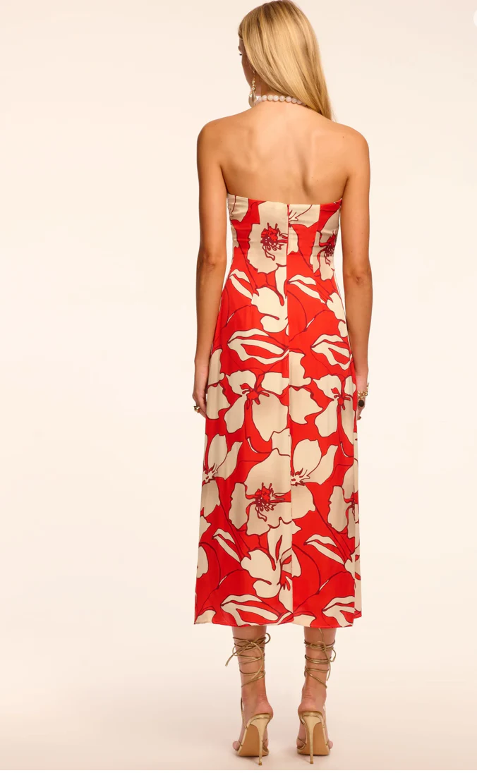 Kamilla Strapless Midi Dress - Image 4