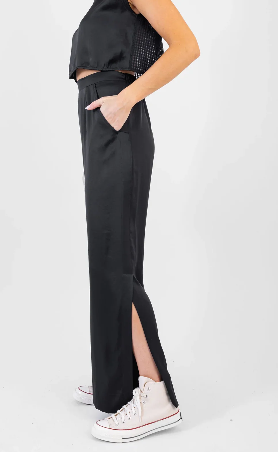 Koch Jules Pant Polysatin Black - Image 3