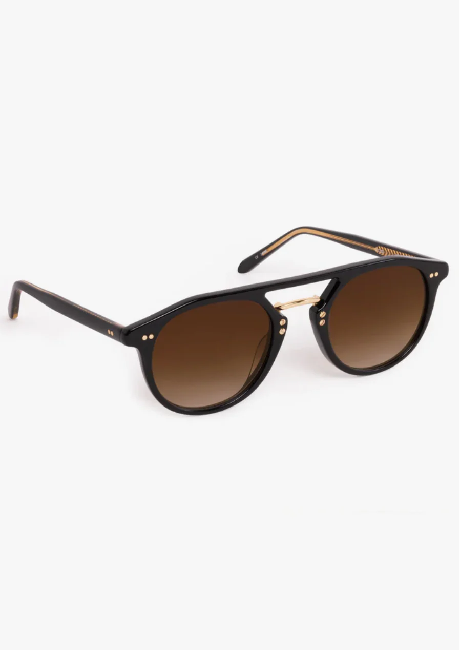 Markle Black + Black Tea Sunglasses - Image 3