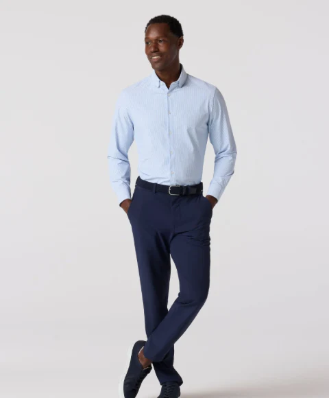 Leeward Dress Shirt Bel Air Blue - Image 3