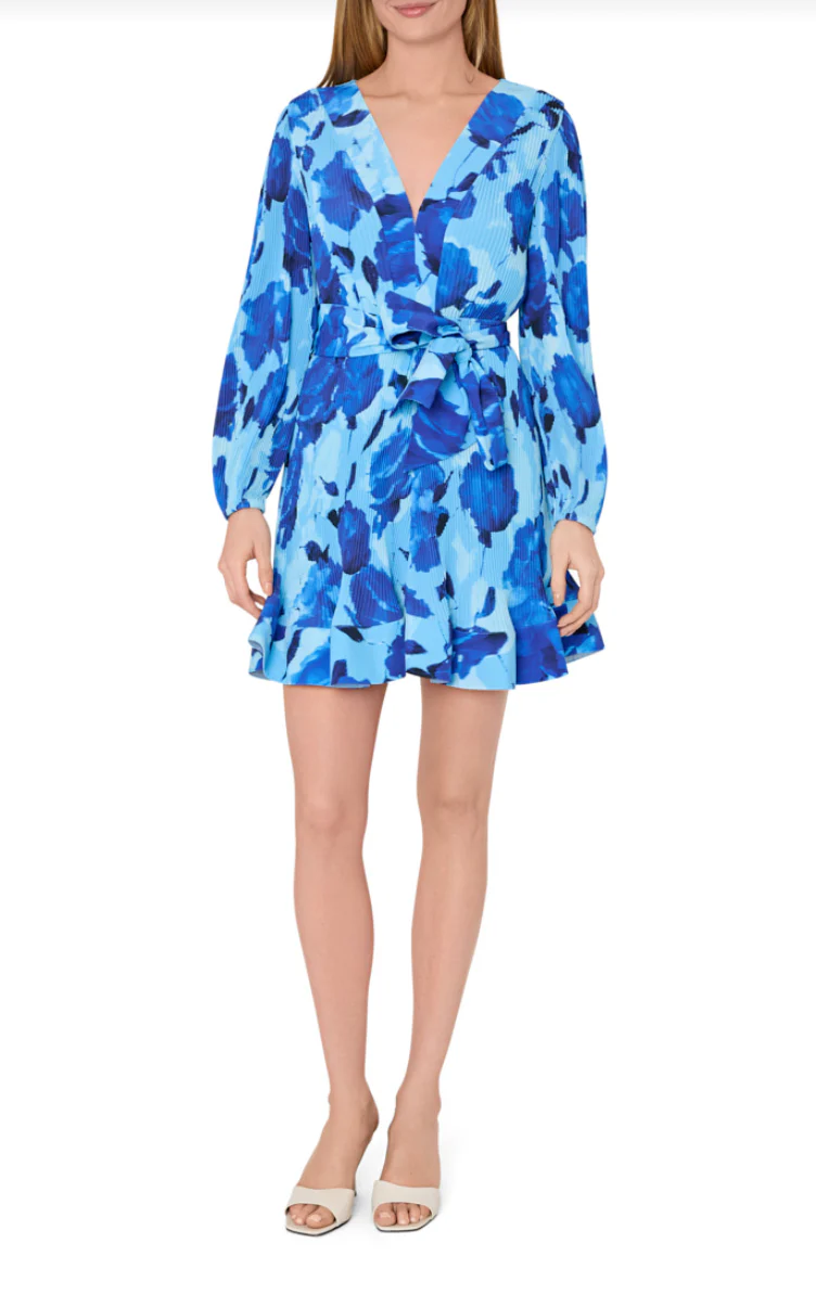 Liv Blurred Blossom Mini Blue - Image 2