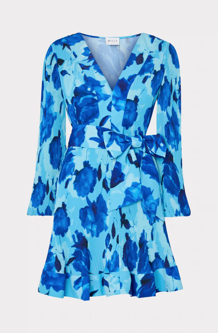 Liv Blurred Blossom Mini Blue - Image 4
