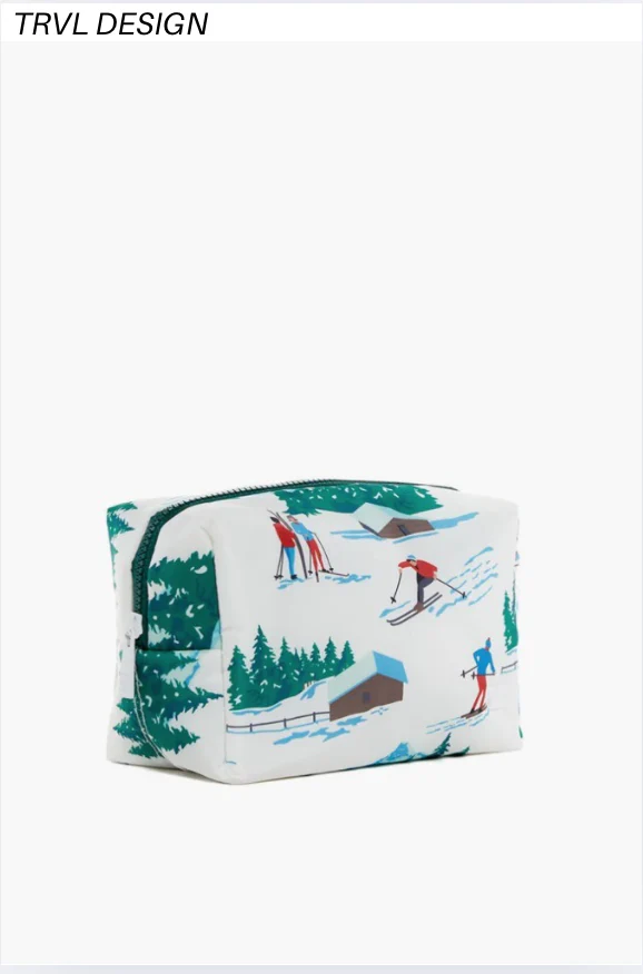 Luxe Ski Puffer Cosmetic Bag