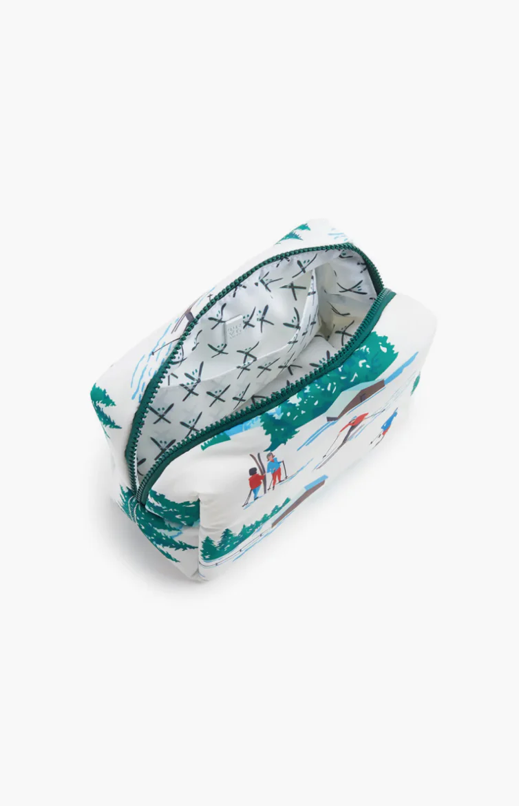 Luxe Ski Puffer Cosmetic Bag - Image 2