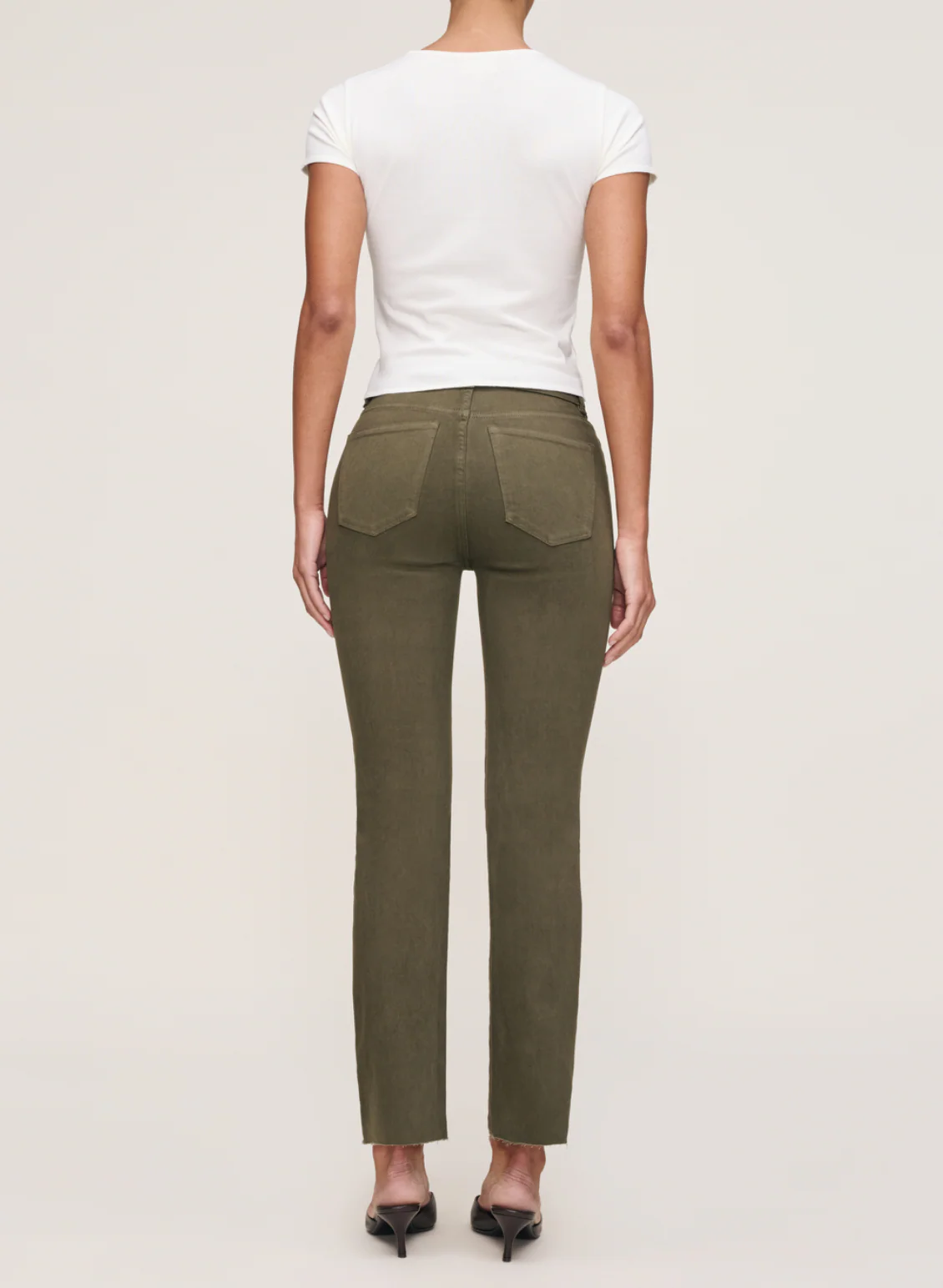 Mara Ankle Jean Olive - Image 4