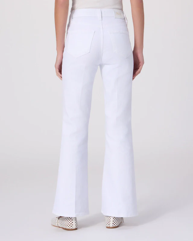 Marlow Skimmer Flare Jean- Crisp White - Image 2