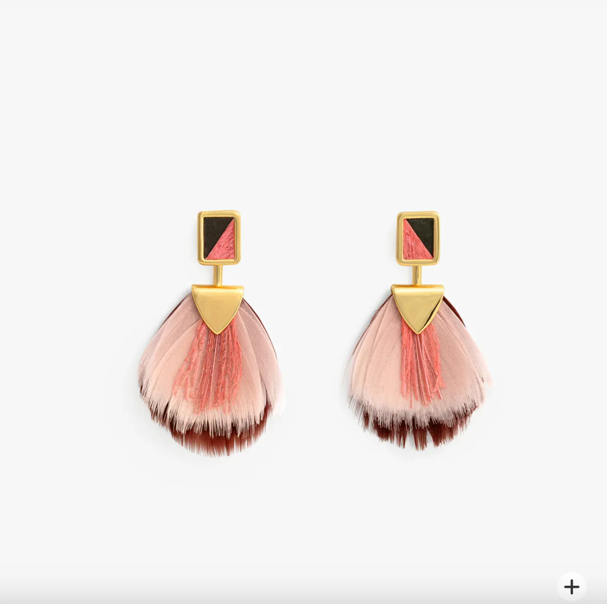 Megan Statement Bezel Drop Earring - Image 3