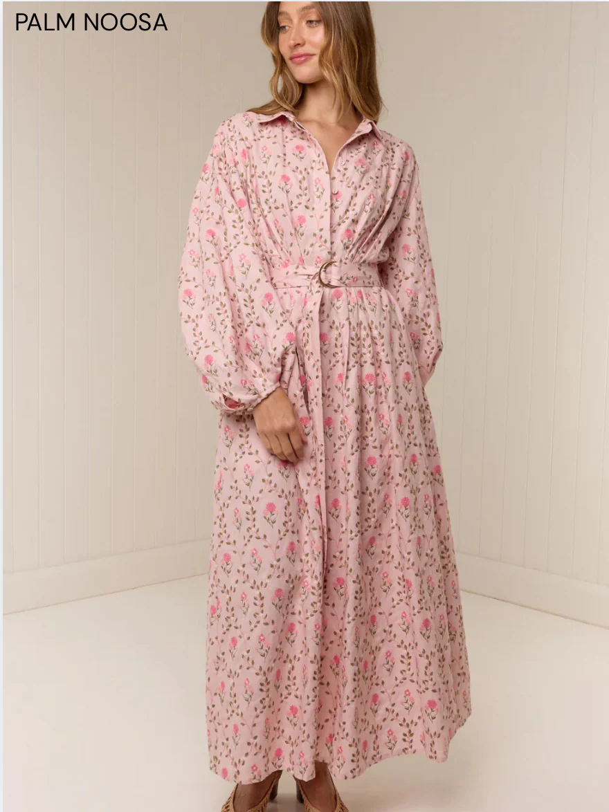 Mia Maxi Shirt Dress