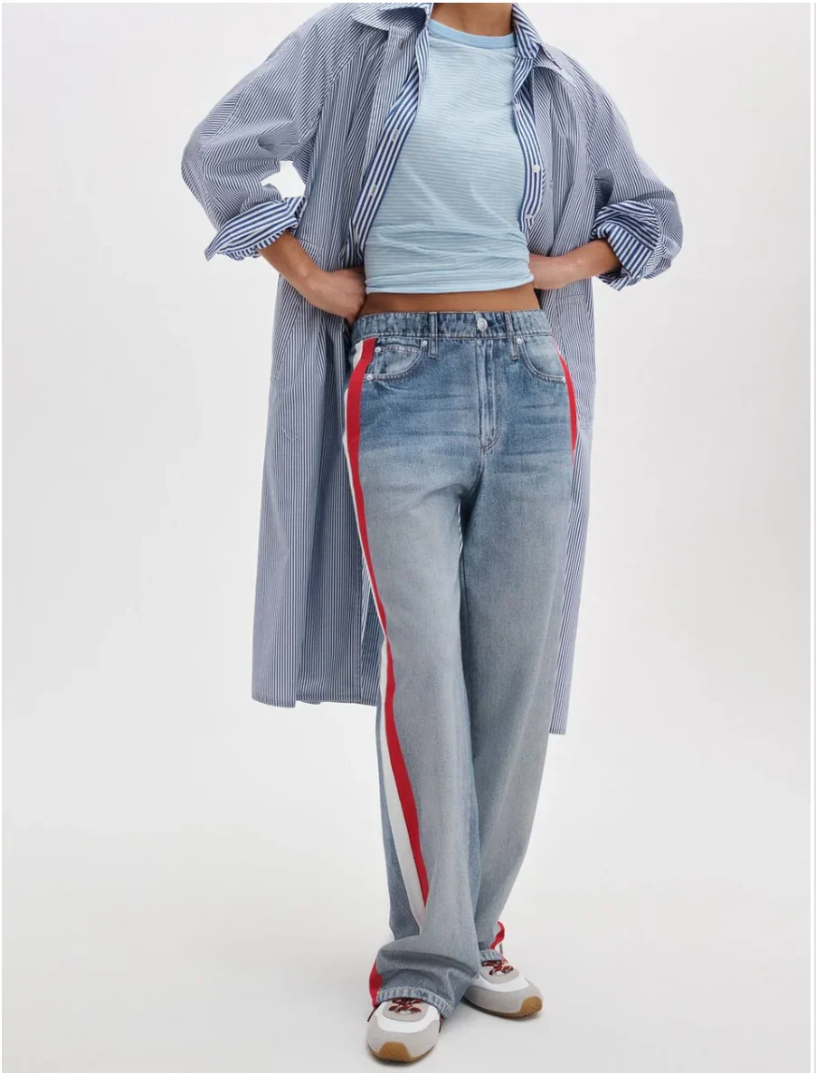 Miramar Track Pant Coney Red/White - Image 4