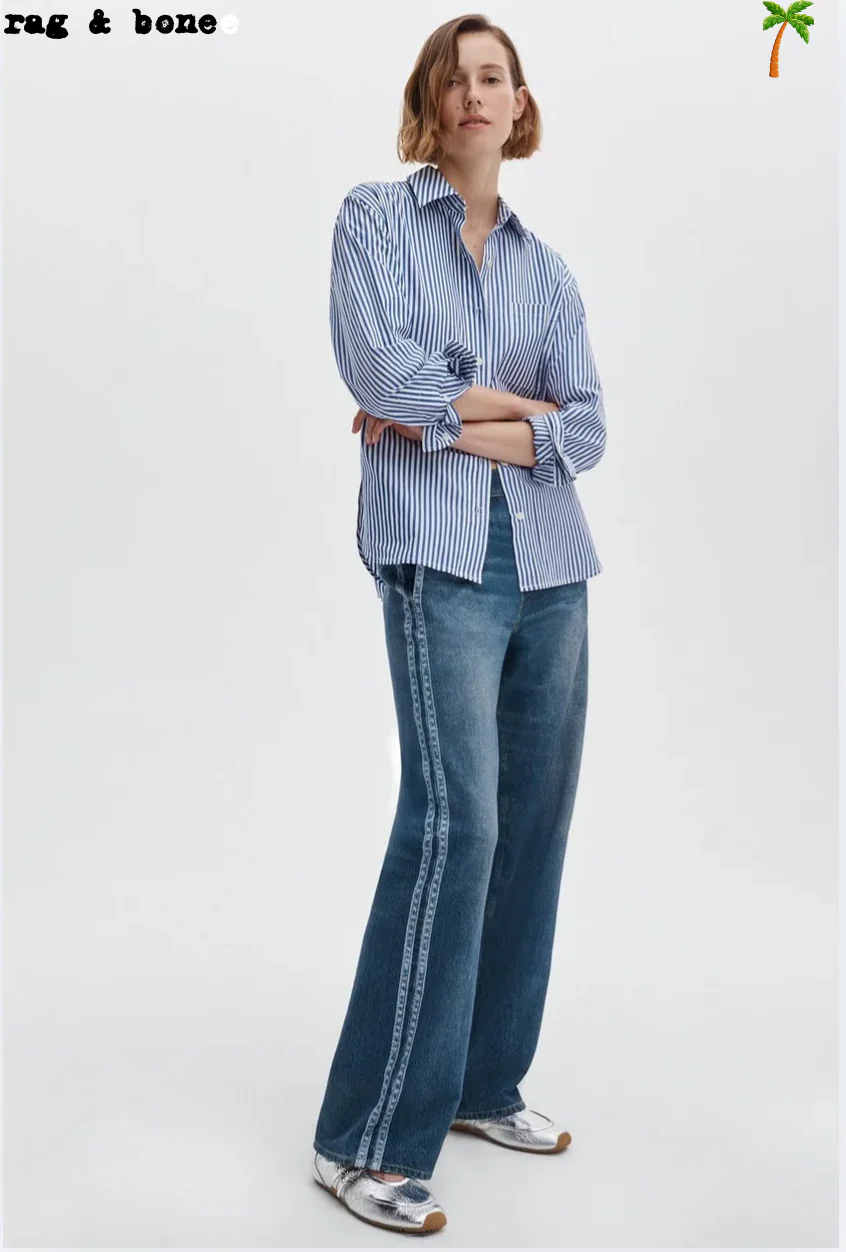 Miramar Wide Track Pant Lite Blue