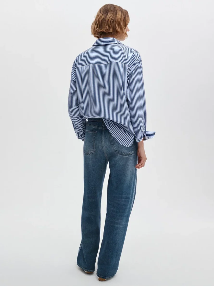 Miramar Wide Track Pant Lite Blue - Image 5