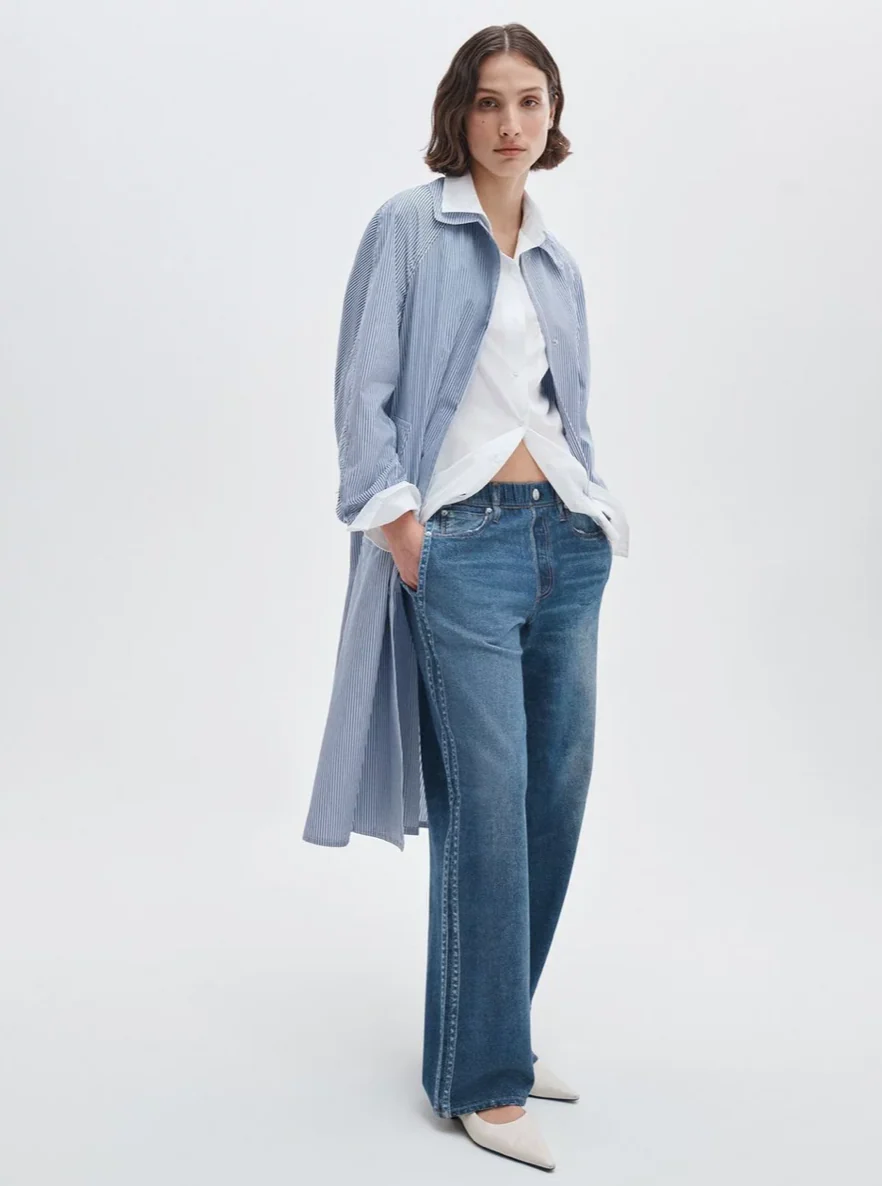Miramar Wide Track Pant Lite Blue - Image 6