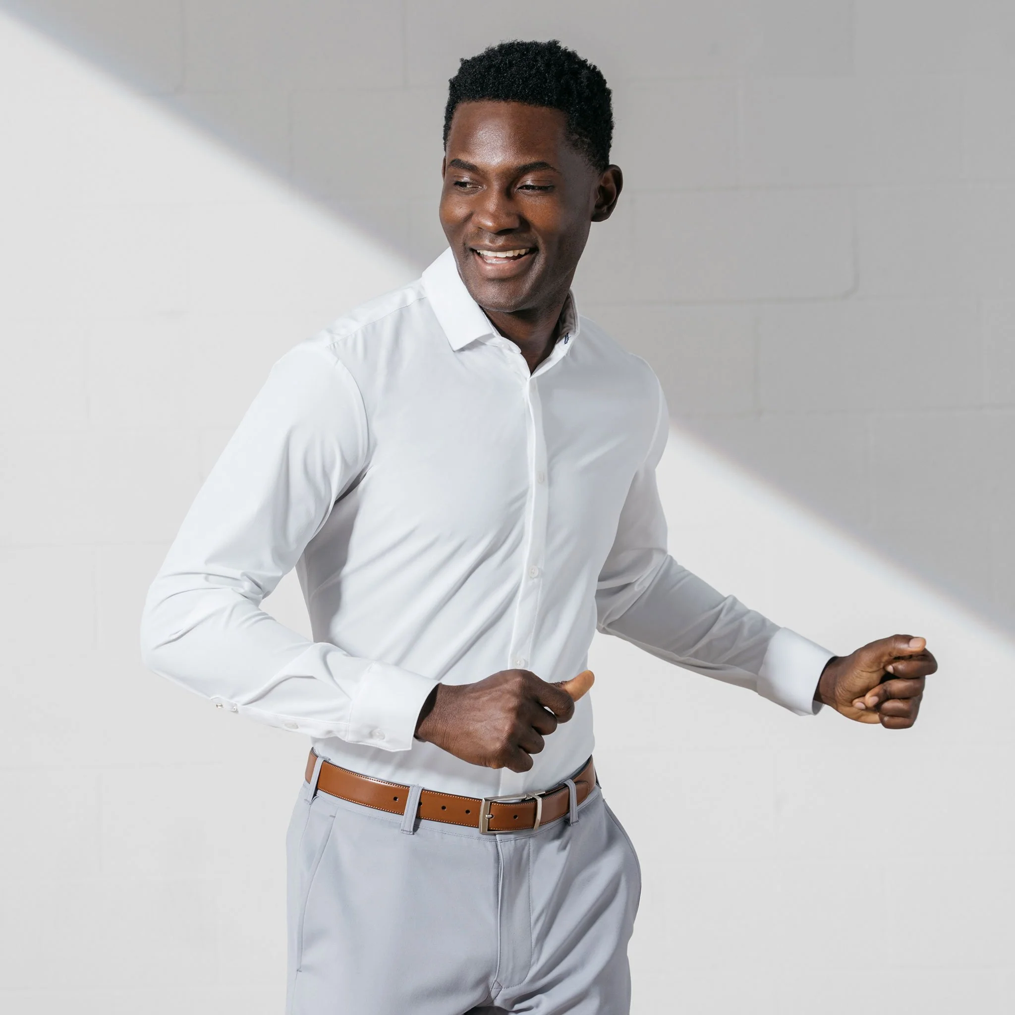 MM Leeward Dress Shirt White - Image 3