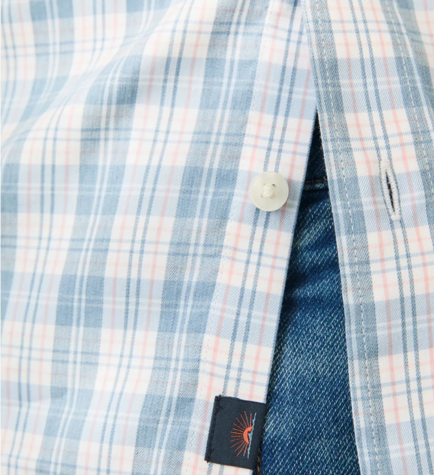 Movement Men's Shirt Cloud Lake Plaid - Image 3