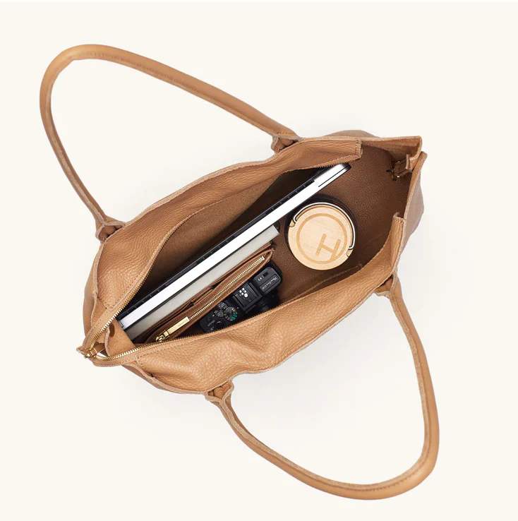 Oliver Zip Tote Toast Tan - Image 4
