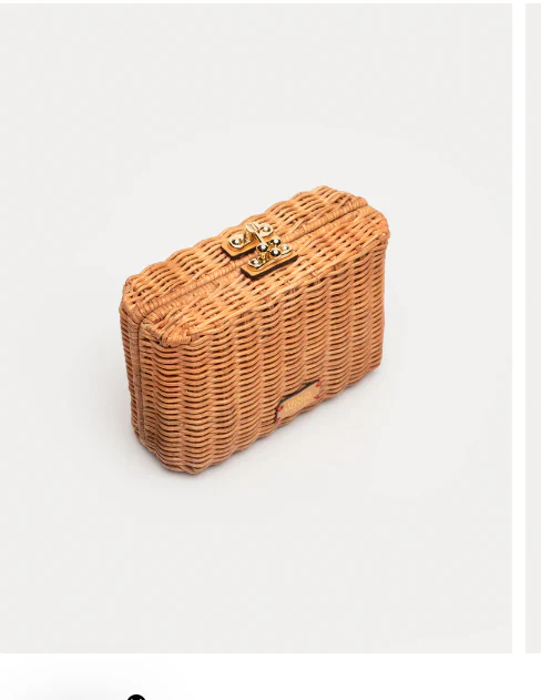Paige Box Clutch Toast - Image 5
