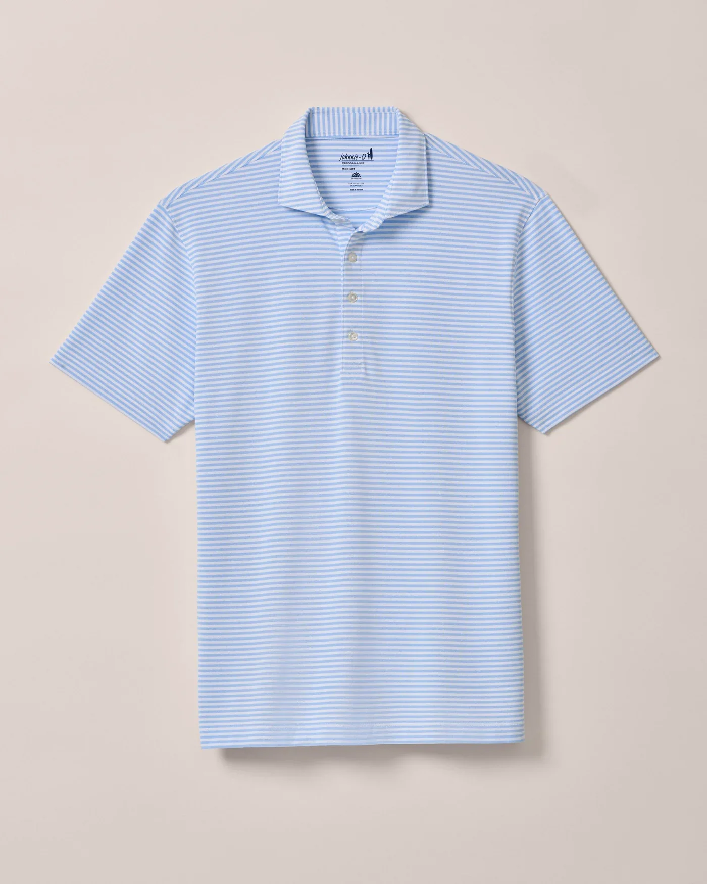 Performance Mesh Polo - Stetson Stripe - Image 5