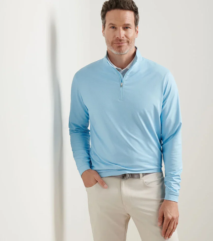 PM Perth Birdseye 1/4 Zip - Image 6