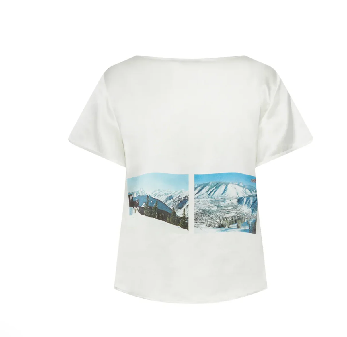 Postcard Silk Tee Aspen - Image 2