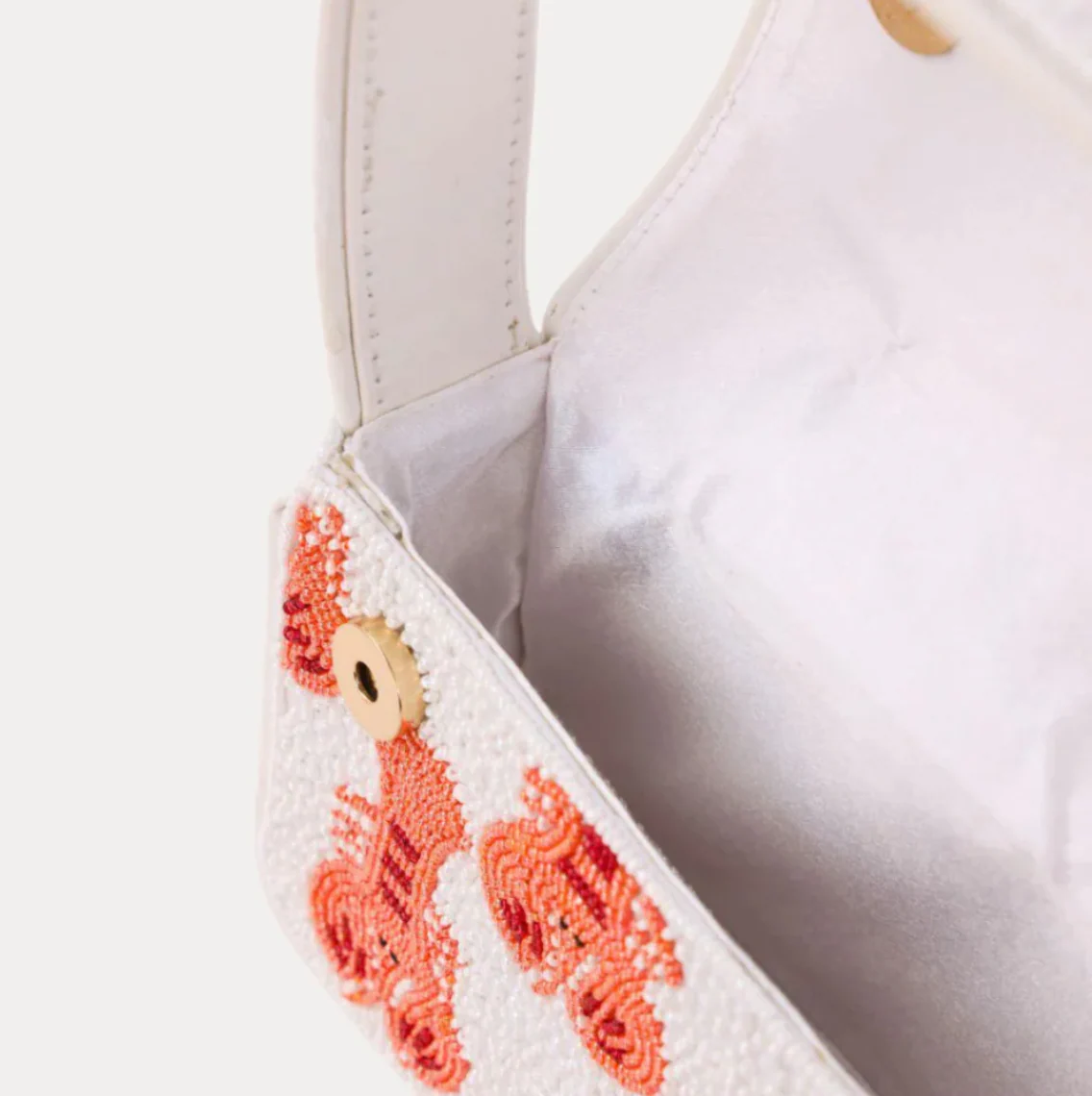 Linda Lobster Beaded Handbag - Image 3