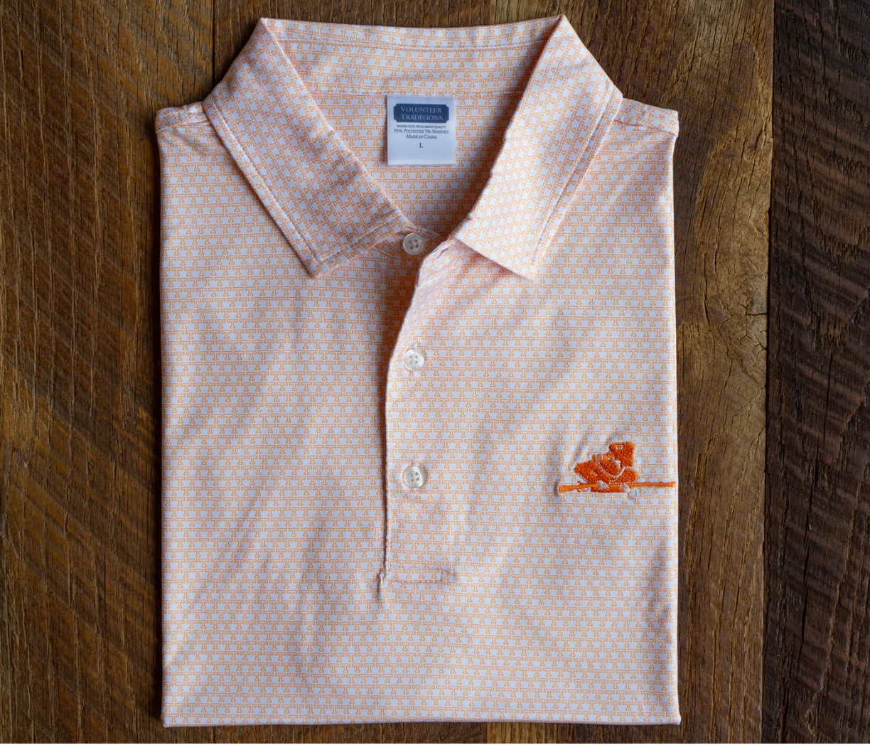 Rifleman All T Polo White/Orange - Image 2