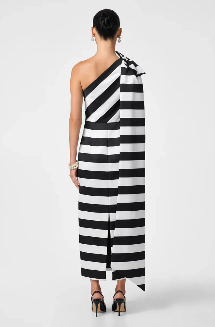 Romance Dress Black/White - Image 3