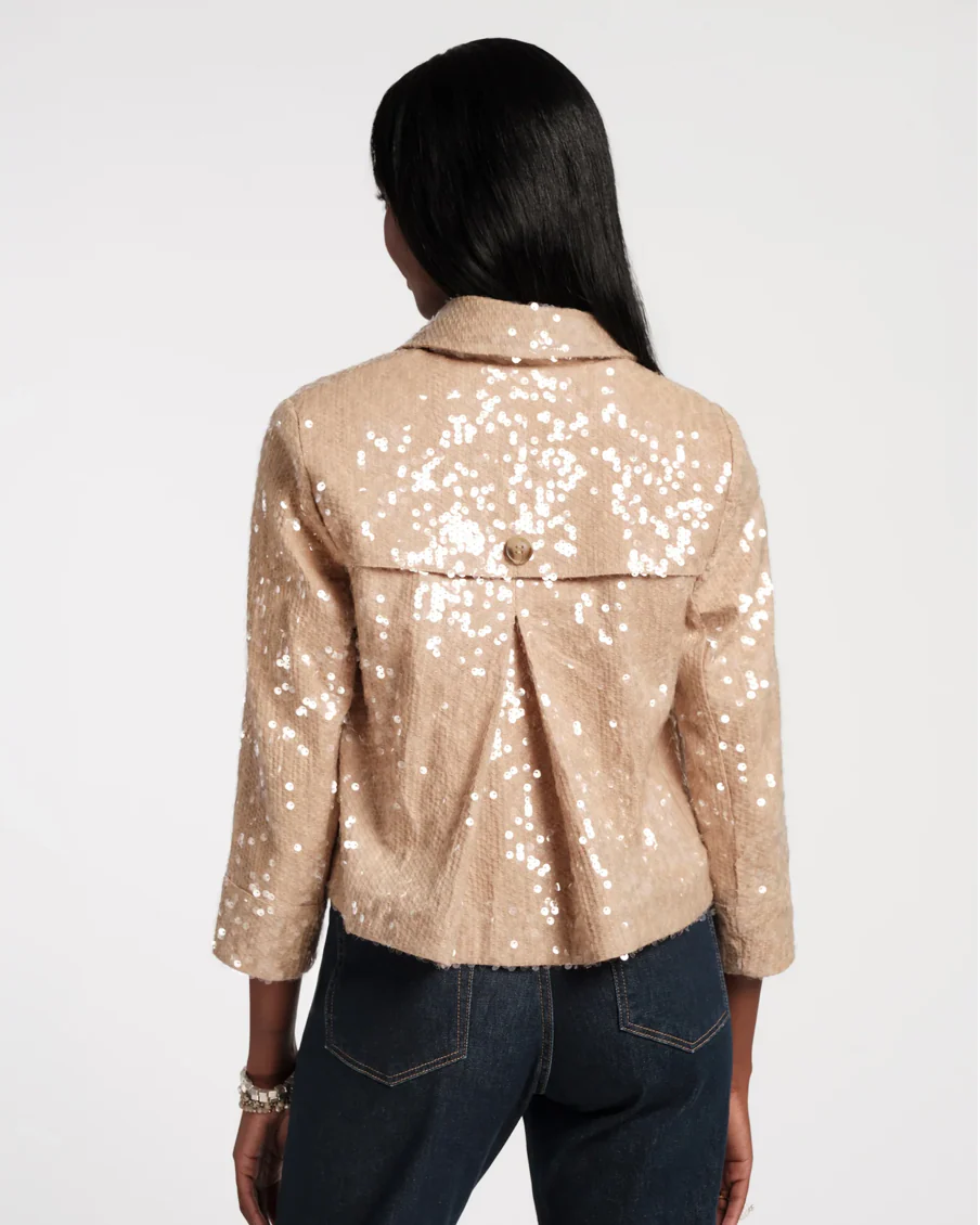 Sequin Moto Jacket - Image 5