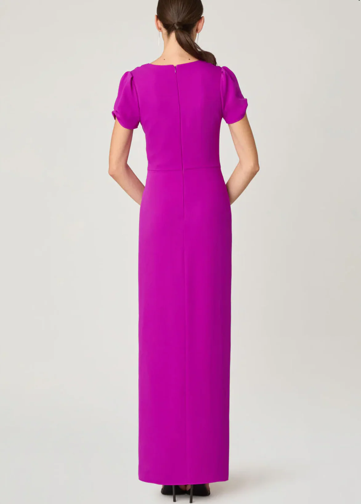 Shoshanna Arley Dress Fuchsia - Image 3