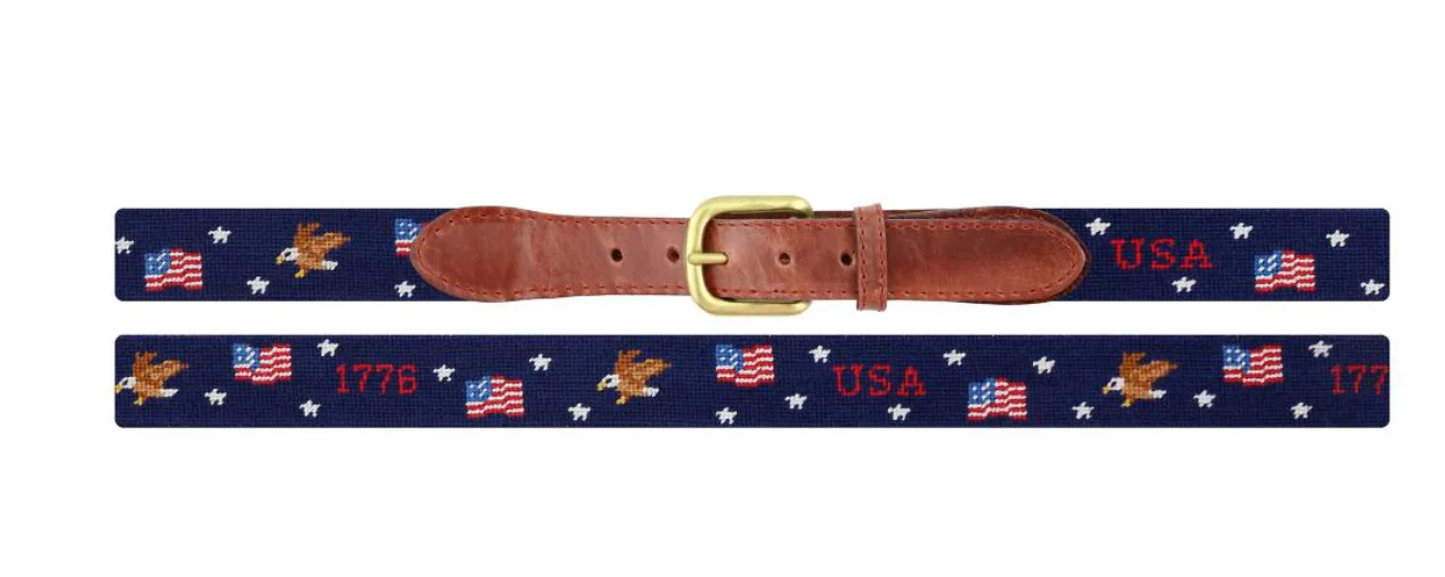 S&B Belt American Flag/Eagle Navy - Image 3