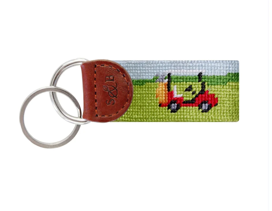 S&B Key Fob Golf Cart Green